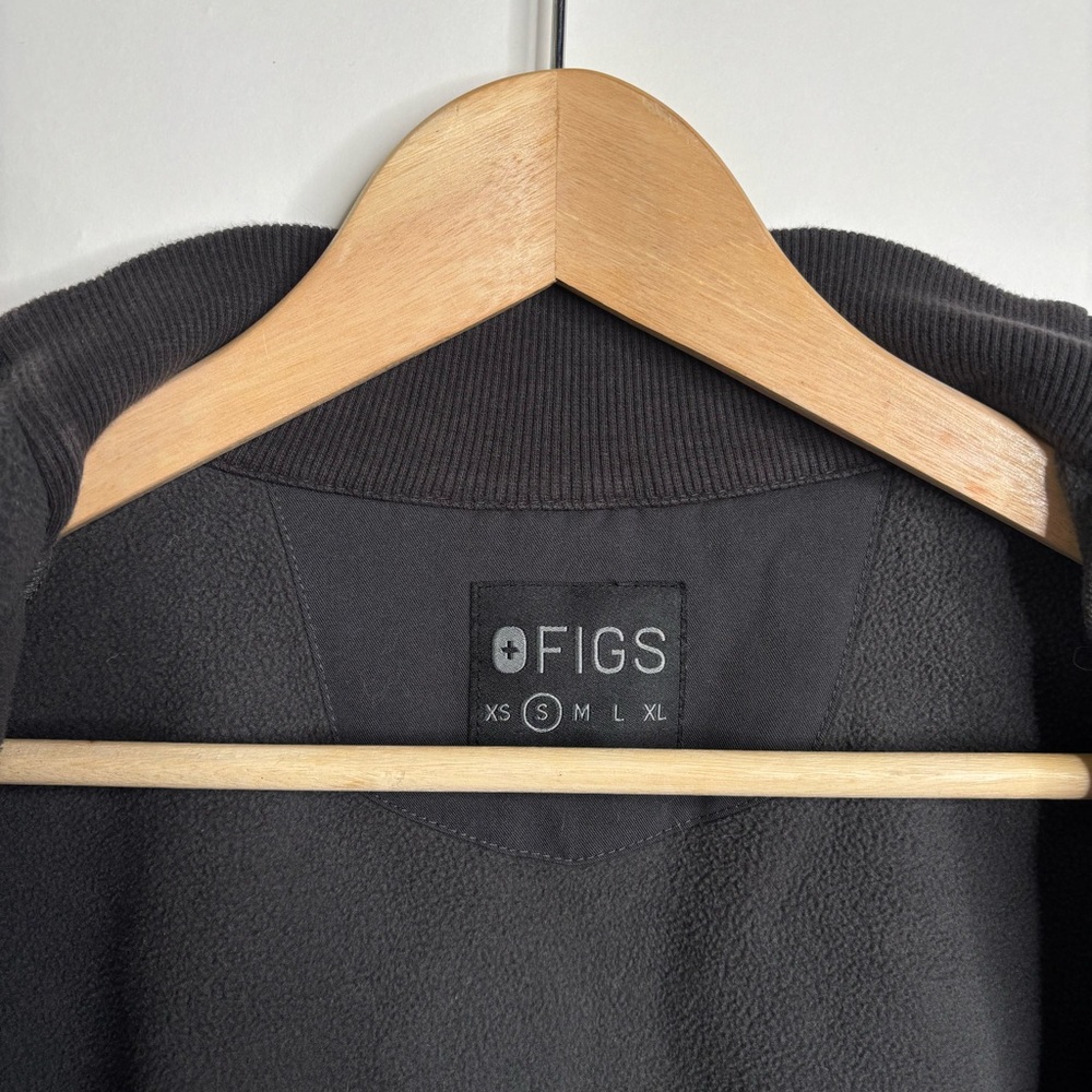 Figs Women’s Gray Shift Fleece Jacket™ size Small - Picture 10 of 11